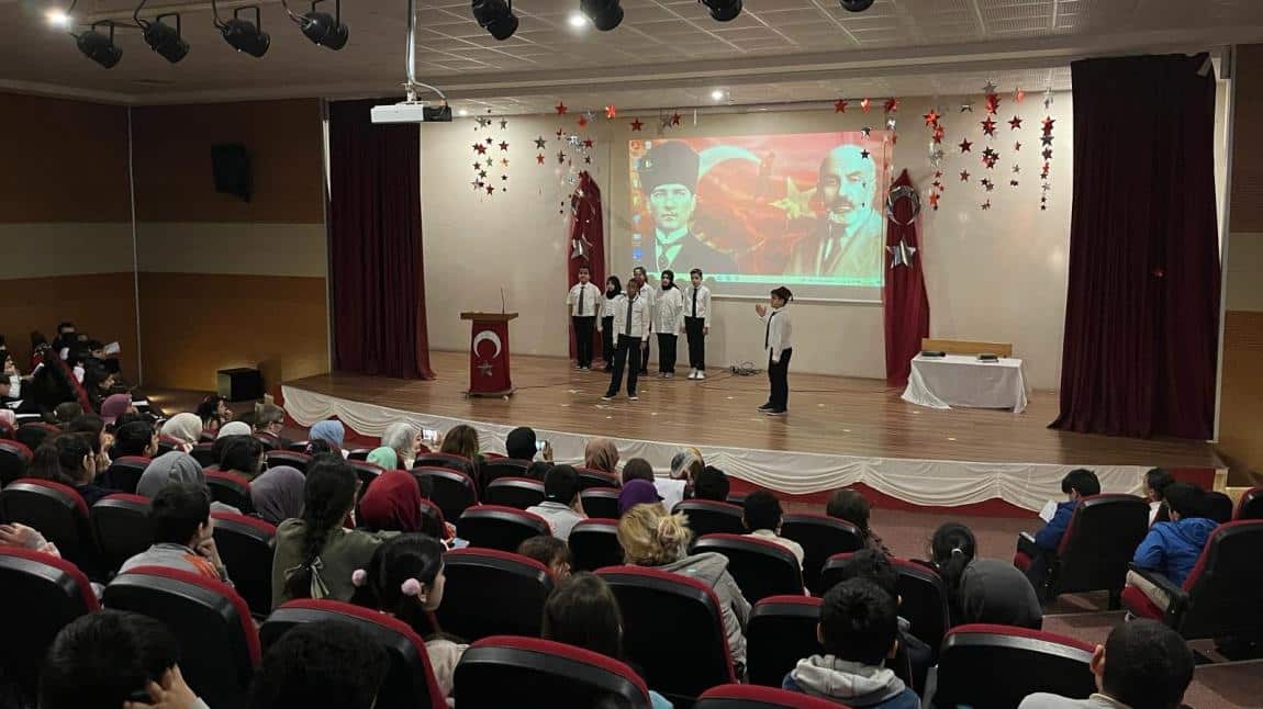 12 Mart İstiklal Marşı'nın Kabulü ve Mehmet Akif Ersoy'u Anma Günü Programımız...